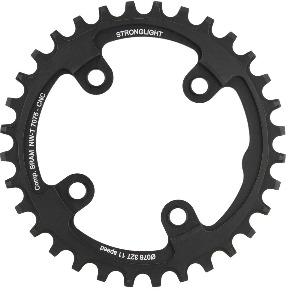 Stronglight Kettenblatt SRAM XX1 11-fach, 4-Arm, 76 Mm Lochkreis 1 Stronglight Kettenblatt SRAM XX1 11-fach, 4-Arm, 76 Mm Lochkreis
