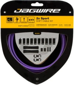 JAGWIRE 2X Sport Schaltzugset -Fahrradzubehör Geschäft 319251