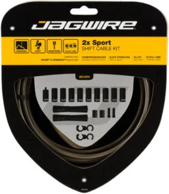 JAGWIRE 2X Sport Schaltzugset -Fahrradzubehör Geschäft 319255