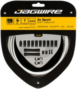 JAGWIRE 2X Sport Schaltzugset -Fahrradzubehör Geschäft 319257