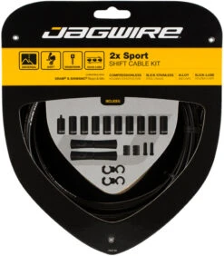 JAGWIRE 2X Sport Schaltzugset -Fahrradzubehör Geschäft 319259