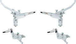 HOPE Tech 4 E4 V+h Set Scheibenbremse Mit Kunststoffleitung -Fahrradzubehör Geschäft 481824