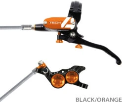 HOPE Tech 4 V4 Stahlflex Scheibenbremse - Hebel Links -Fahrradzubehör Geschäft Hope 20114404 Tech 4 V4 Stahlflex Scheibenbremse vorne links 5a