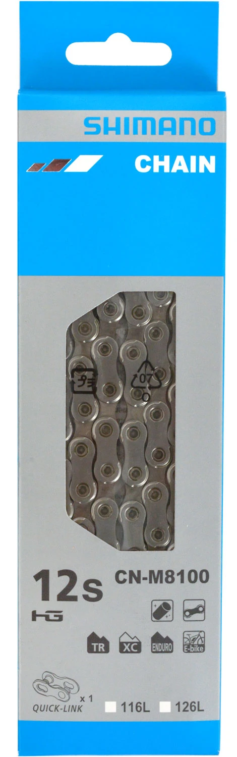 Shimano XT CN-M8100 12-fach Kette Mit Quick-Link 6 Shimano XT CN-M8100 12-fach Kette Mit Quick-Link – Bild 6